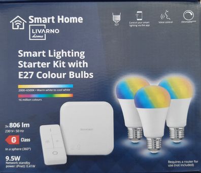 Livarno home Zigbee Smart Home Starter Kit mit Gateway