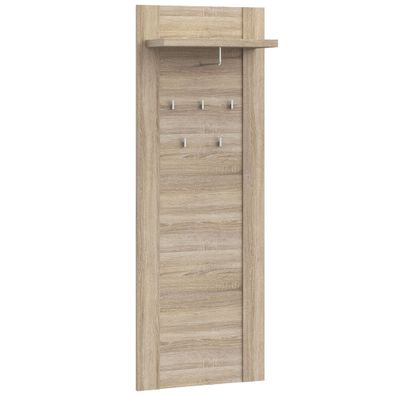 Garderobenpaneel Calvin 122 Sonoma Eiche 70x195x32 cm Garderobe Flur