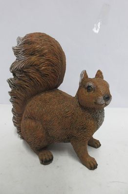 Gilde Figur, Eichhörnchen, "David", Poly, braun, VE 3, L. 15 cm, B. 16,5 cm, H