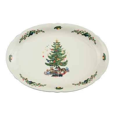 Seltmann Weiden Servierplatte oval 34x26 cm Marieluise Weihnachten 001.294654