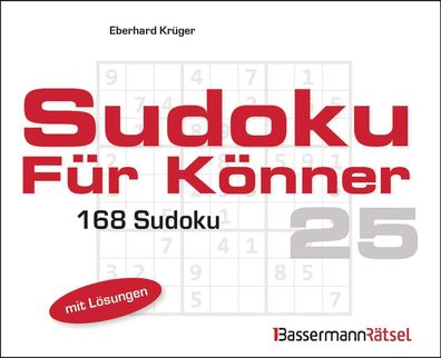 Sudoku für Könner 25 (5 Exemplare à 2,99 EUR), Eberhard Krüger