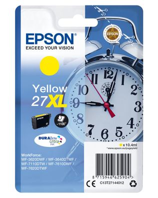 Epson Tintenpatrone 27XL Gelb (ca. 10,4ml)