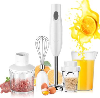 Stabmixer Set, 5-in-1 Anti-Splash Stabmixer, Elektrische Périerstab, mit