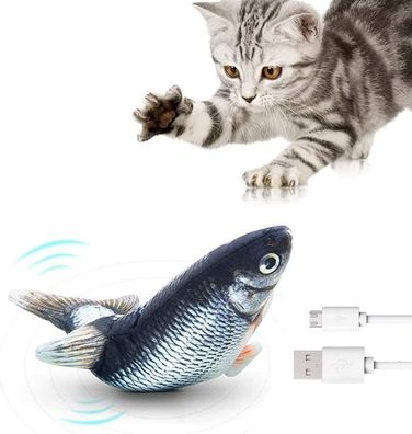 Elektrisches Fischspielzeug, Mobiler Katzenkicker, Schlappfisch fér kleine