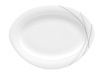 Seltmann Weiden Servierplatte oval 25x19 cm Trio Highline 001.696991