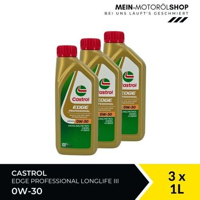 Castrol Edge Professional Longlife 3 0W-30 3x1 Liter