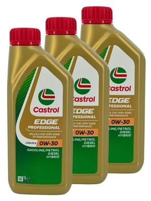 Castrol Edge Professional Longlife 3 0W-30 3x1 Liter