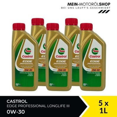 Castrol Edge Professional Longlife 3 0W-30 5x1 Liter