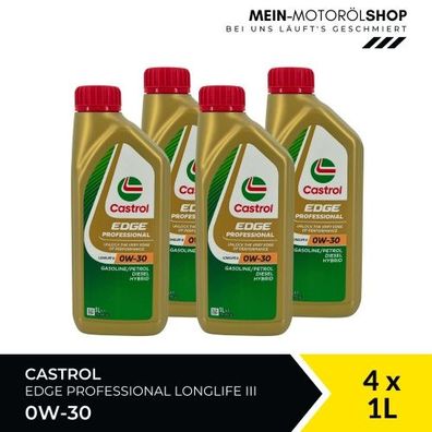 Castrol Edge Professional Longlife 3 0W-30 4x1 Liter