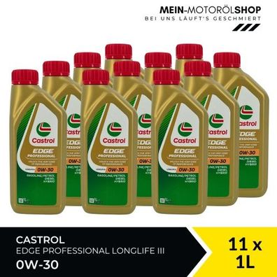 Castrol Edge Professional Longlife 3 0W-30 11x1 Liter