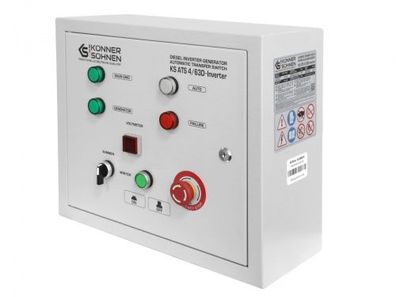 ATS-Einheit KS ATS 4/63D-Inverter Notstromautomatik-Einheit Stromversorgung Strom