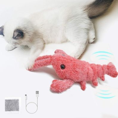 Elektrisches Spielzeug fér Katze, Spielzeug mit Katzenminze USB Elektrisches