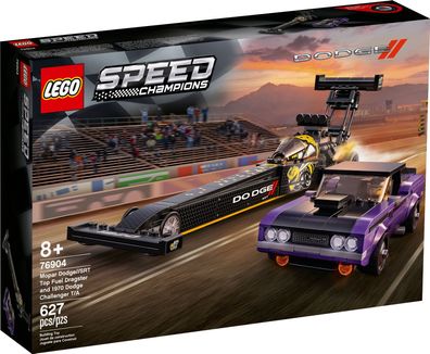 LEGO Speed Champions 76904 Mopar Dodge//SRT Dragster & 1970 Dodge Challenger