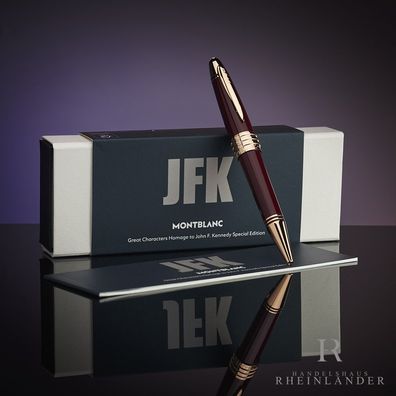 Montblanc Great Characters John F Kennedy Kugelschreiber Burgundy ID 132126 OVP