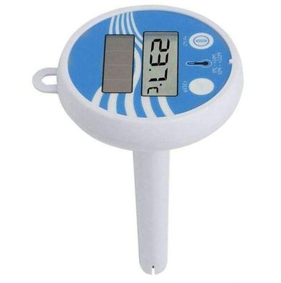 Solarbetriebenes digitales Thermometer, schwimmende