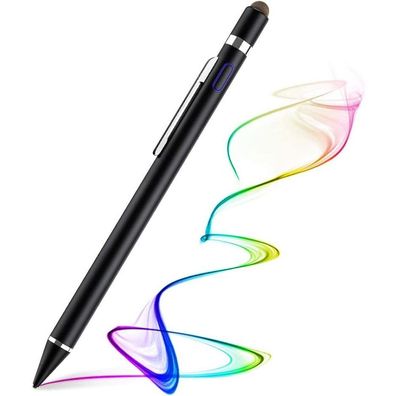 Aktiver Stylus Pen fér sämtliche Touchscreens, 1,45mm Feiner Spitze Tablet Stift