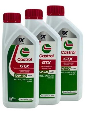 Castrol GTX 10W-40 A3/B4 3x1 Liter
