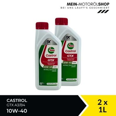 Castrol GTX 10W-40 A3/B4 2x1 Liter