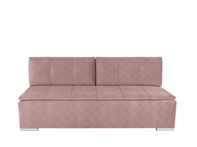 Schlafsofa Lango | Couch Sofa mit Schlaffunktion | 90 x 203 x 88 cm, Rosa