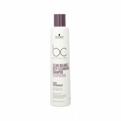 Schwarzkopf Bc Clean Balance Deep Cleansing Shampoo 250ml