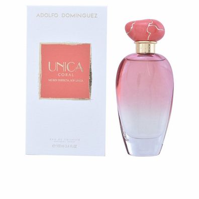 Adolfo Dominguez Unica Coral Eau De Toilette Spray 100ml