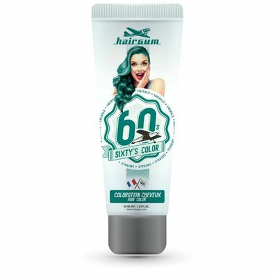 Hairgum Sixty's Color Hair Color Emerald