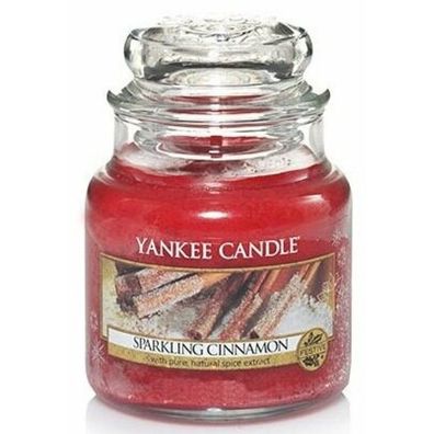 Yankee Candle Sparkling Cinnamon Duftkerze 104 g