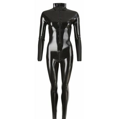 Latex Catsuit schwarz XL