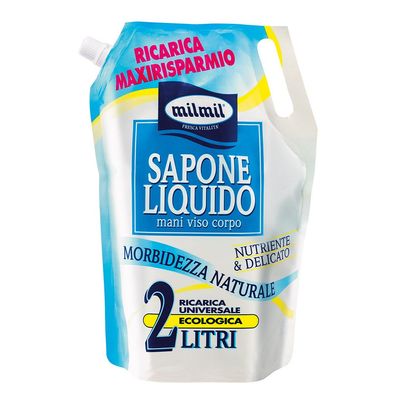 milmil Flüssigseife Nutritiv & Delikat 2,0 Liter Nachfüll