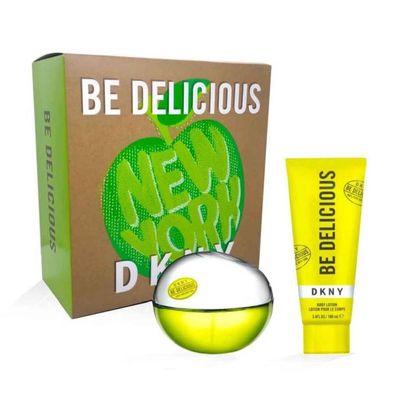 DKNY Be Delicious Eau De Parfum Spray 100ml Set 2 Artikel