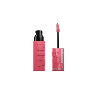 Maybelline New York Lippenstift Super Stay Vinyl Ink Pink 145 Mashup Rogue, 4,2 ml