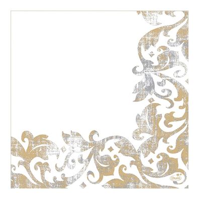 Dunisoft®-Serviette 40 x 40 cm Festiva White | Packung (60 Stück)