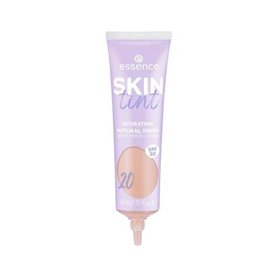 essence Foundation Skin Tint Hydrating Natural Finish LSF 30, 20, 30 ml