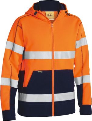 Bisley Hoodie Taped Hi Vis Fleece