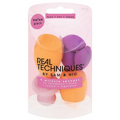 Real Techniques Miracle Complexion Sponges 6 Sponges