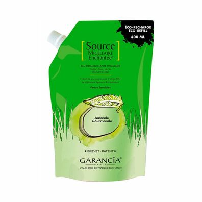 Garancia Source Micellaire Enchanté Mandel Öko-Nachfüll-Make-up-Entferner 400ml