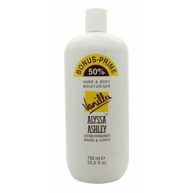 Alyssa Ashley Vanilla Hand & Body Moisturizer 500ml