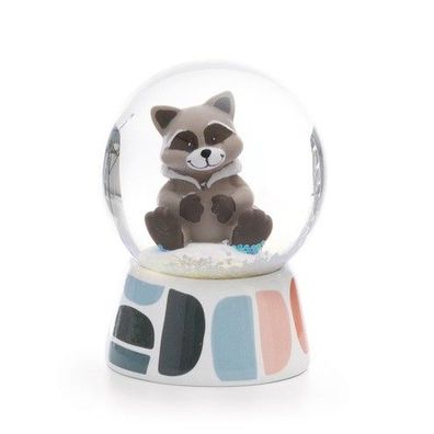 NICI Dreamy Winter 2024 Schneekugel Schüttelkugel Waschbär Lenno ø 6,5cm Neuware