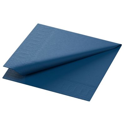 Tissue-Serviette 24 x 24 cm 3-lagig dunkelblau | Packung (250 Stück)