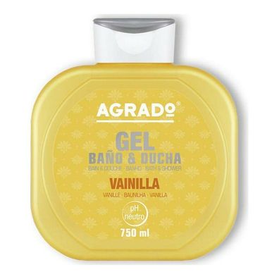 Agrado Gel Baño y Ducha Vainilla 750ml