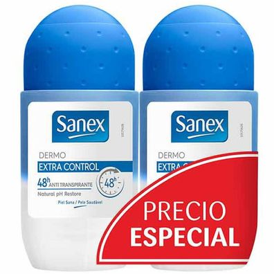 Sanex Dermo Extra Control 48h Deodorant Roll On Duplo 2x50ml