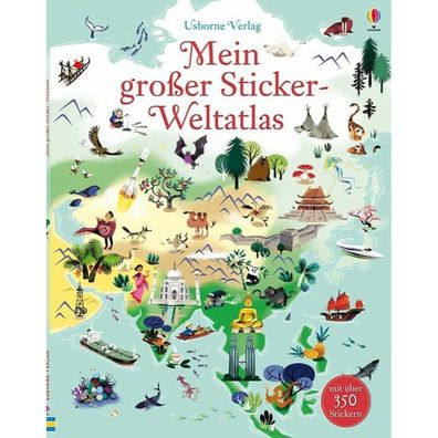 Mein großer Sticker-Weltatlas