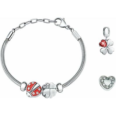 Stylish steel set Drops SCZ1141 (bracelet, drops)