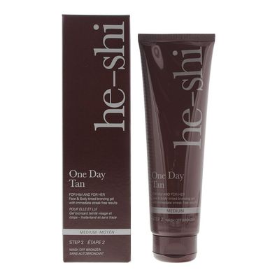 He-Shi One Day Face Body Medium Tanning Gel 150ml