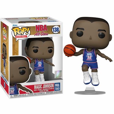 Funko POP NBA: Legenden - Magic Johnson (BlueAllStarUni1991)