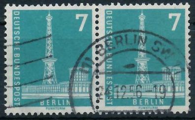 BERLIN DS BAUTEN 2 Nr 135 gestempelt WAAGR PAAR X805782