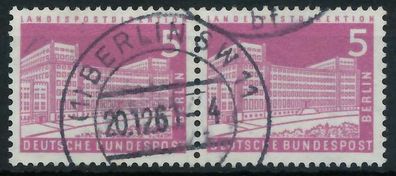BERLIN DS BAUTEN 2 Nr 141 zentrisch gestempelt WAAGR PAAR X8057AE