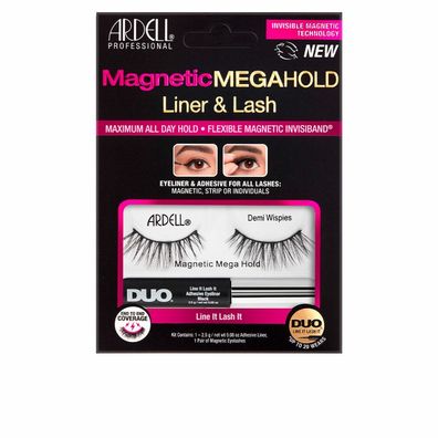 ARDELL Künstliche Wimpern Magnetic MegaHold Liner & Lash Demi Wispies, 1 St