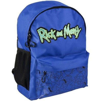 Schulrucksack Rick and Morty Dunkelblau (29 x 45 x 14 cm)