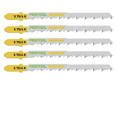 Festool S 75/4 K/5 WOOD Curves Stichsägeblatt 5 Stück 204265 (486563)